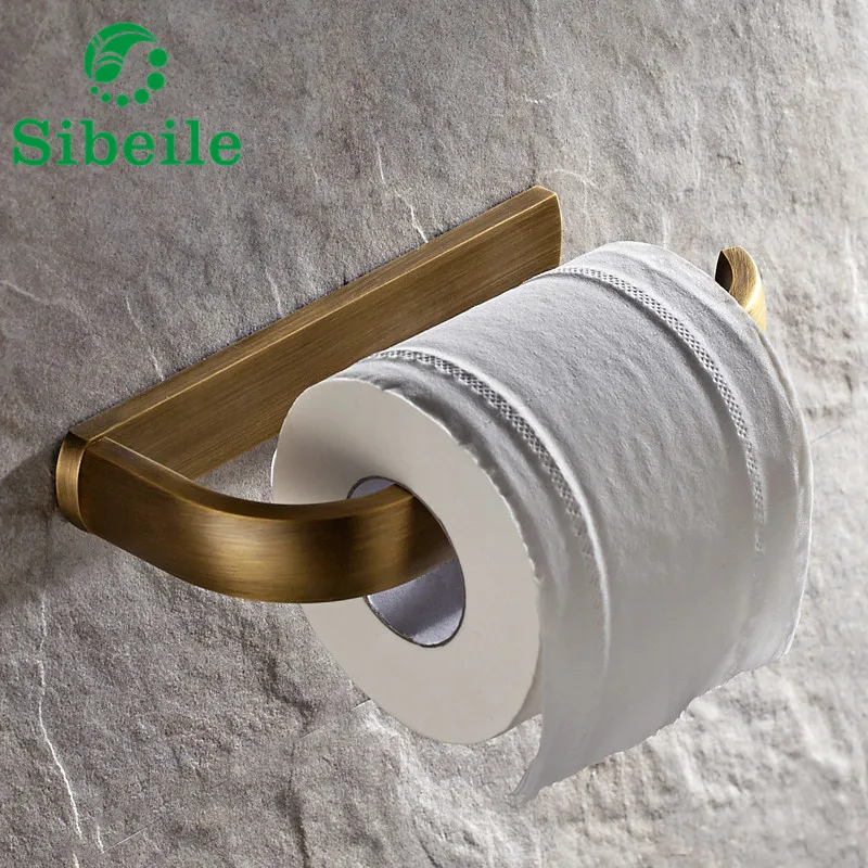 

SBLE античный роскошный квадратный держатель для туалетной бумаги Матовый Твердый латунный держатель для салфеток держатель для туалетной бумаги настенный держатель рулона