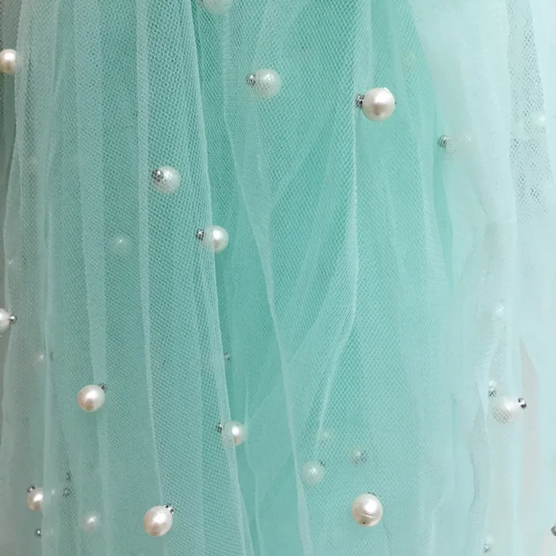 Бисероплетение сетка мягкая чистая ткань с искусственным жемчугом для