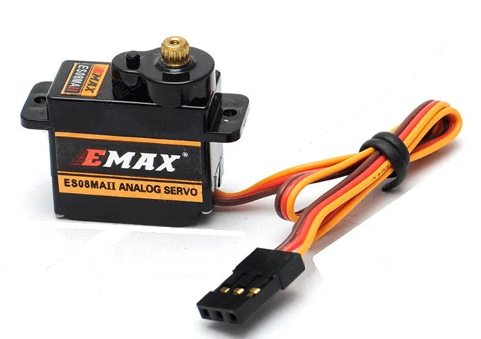 

EMAX ES08MA II 12g мини металлическая Шестерня Аналоговый сервопривод