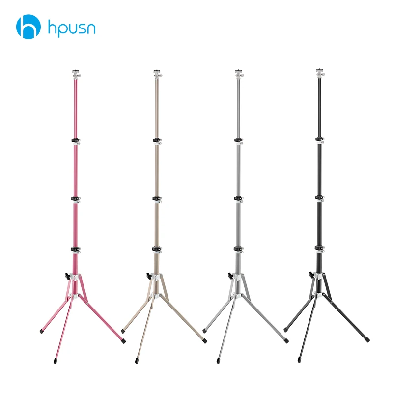 Hpusn фото портативный штатив открытый телефон Selfie Палку свет держатель ж/Bluetooth