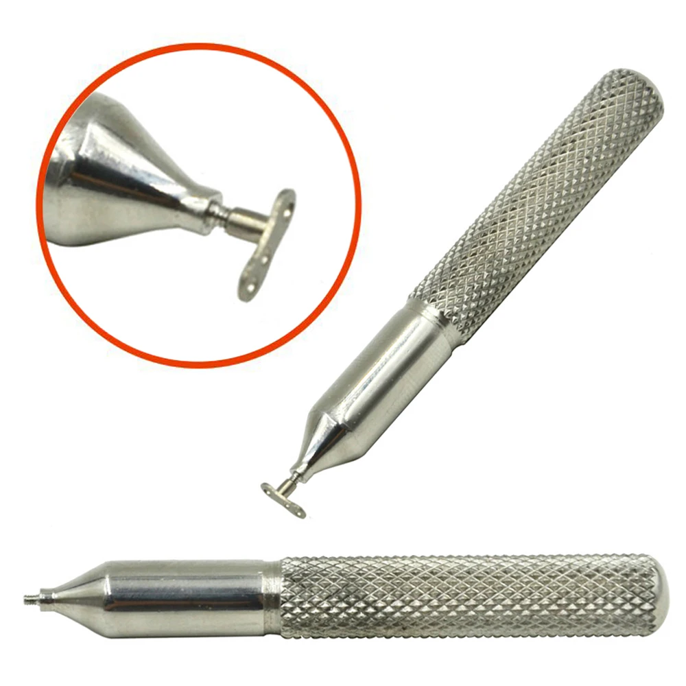 Professional Insertion Taper for Dermal Anchors and Internally Threaded Base Body Piercing Holder Tool with Grip