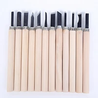 hot 6pc 10pc 12pcsset wood carving chisels knife for basic wood cut diy tools and detailed woodworking hand tools
