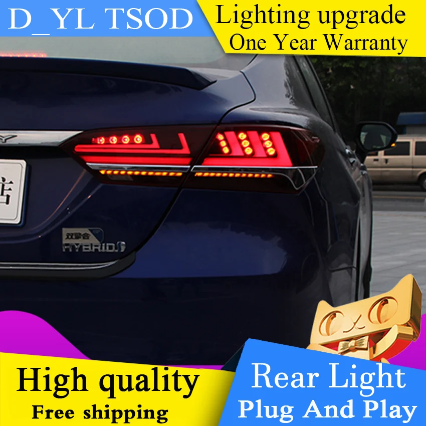Автомобильный Стайлинг задний фонарь для Toyota Camry светодиодный светильник 2018 DRL +