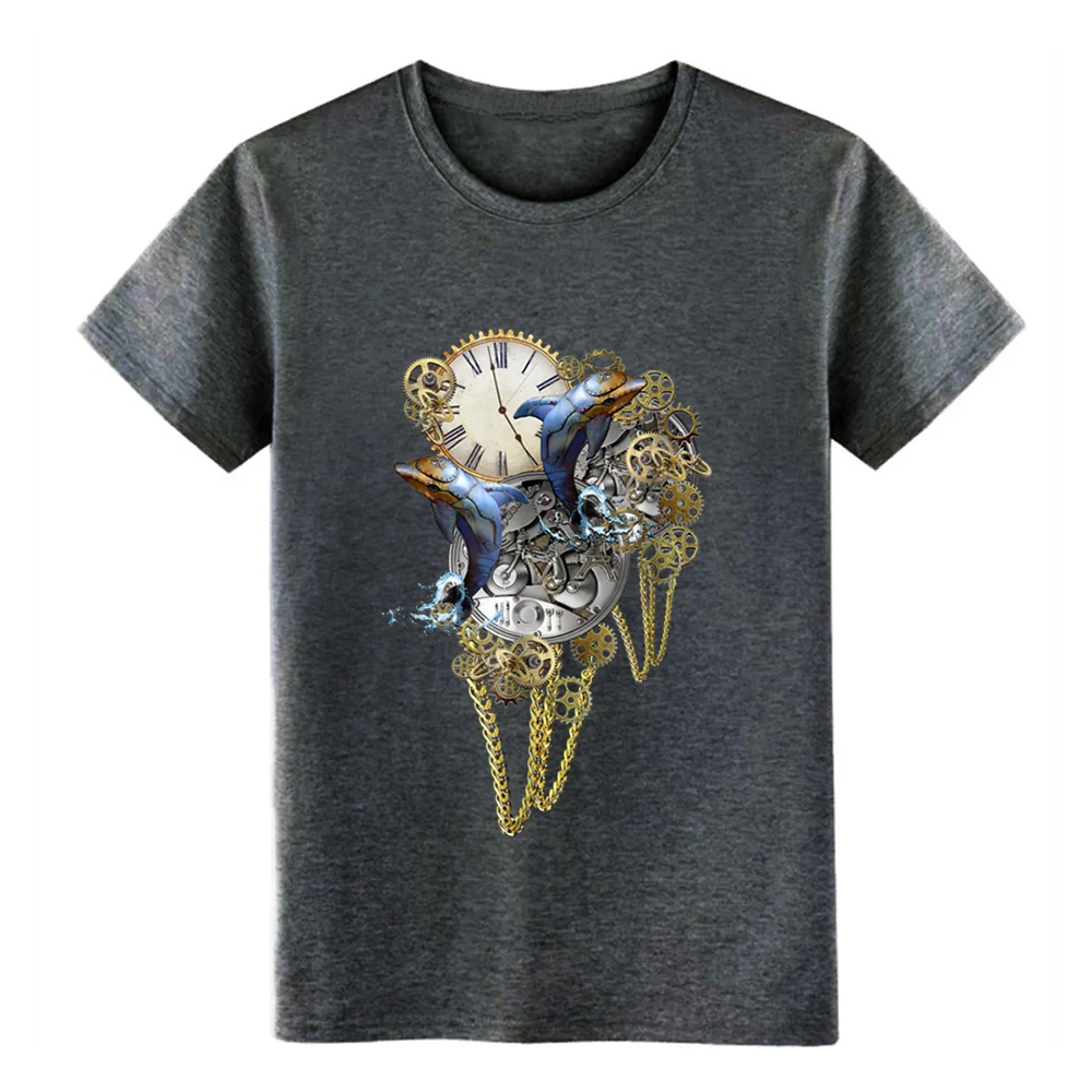 Стимпанк искусство время мир скульптура Бейсбольная Футболка Дизайн 100% хлопок