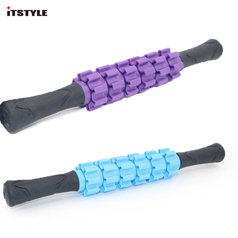 6 Gear 3D Body Muscle Massage Sticke roller Leg Back Relax Fitness Muscle Massager roller
