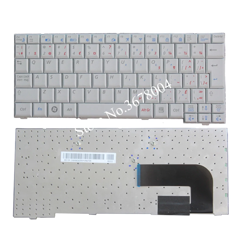 

New Canadian French Keyboard for SAMSUNG NP-NC10 NC10 ND10 N108 NC310 N110 NP10 N128 N140 NP10 N130 CF laptop keyboard white