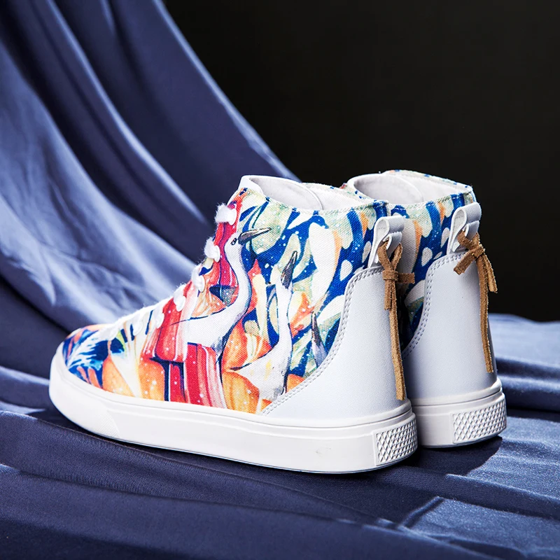 

IDX Lost bird fashion original graffiti comfortable chinese culture character street oldschool work shoes man