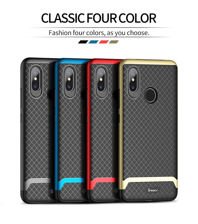 Оригинальный ipaky Classic 2 в 1 дизайнерский чехол для xiaomi mi 8 Силиконовая задняя и