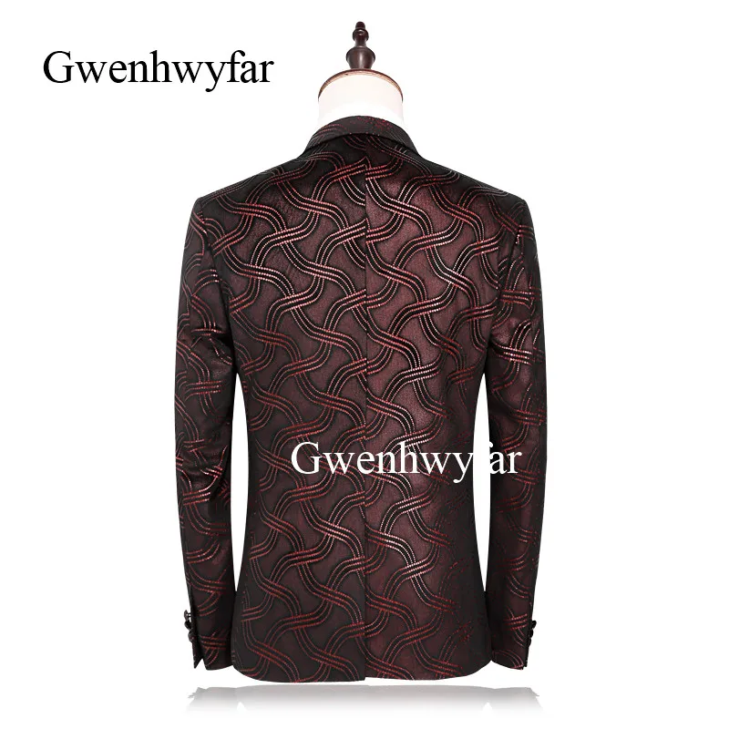Уникальный бархатный блейзер Gwenhwyfar с отложным воротником и брюками бордового