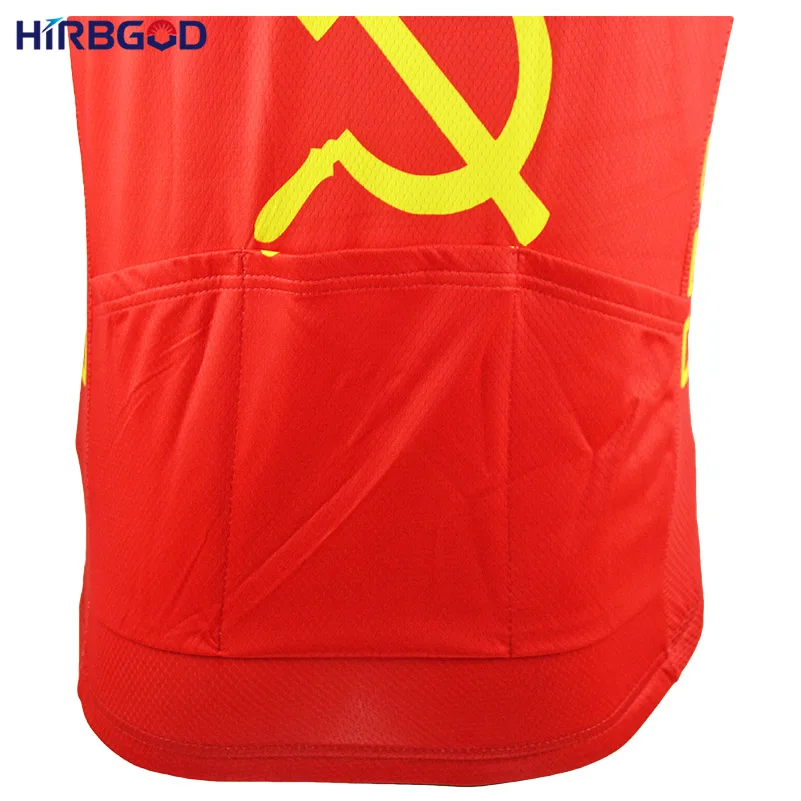 Мужская велосипедная майка HIRBGOD, одежда для велоспорта, CCCP, короткий рукав, Ropa Ciclismo, Ретро стиль, Майо Cyclisme, Классический Топ, одежда для велоспорта, NR236