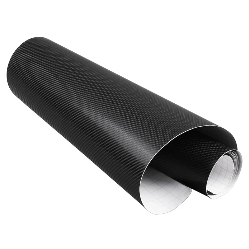 Виниловая обертка из углеродного волокна 4D 30 см х 152 черная Автомобильная