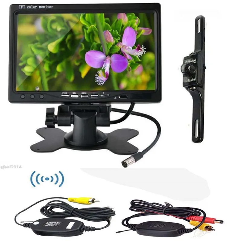 Accfly Беспроводной Автомобильная резервная копия камера заднего вида для парковки