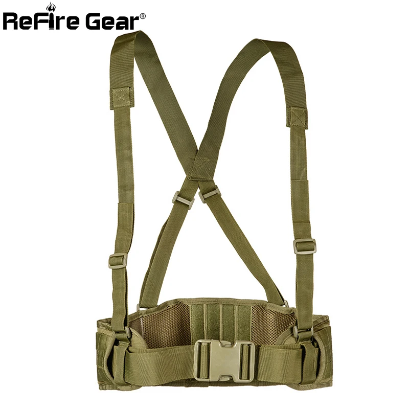 ReFire Gear Molle армейский боевой тактический пояс для мужчин SWAT Soldiers камуфляж военный