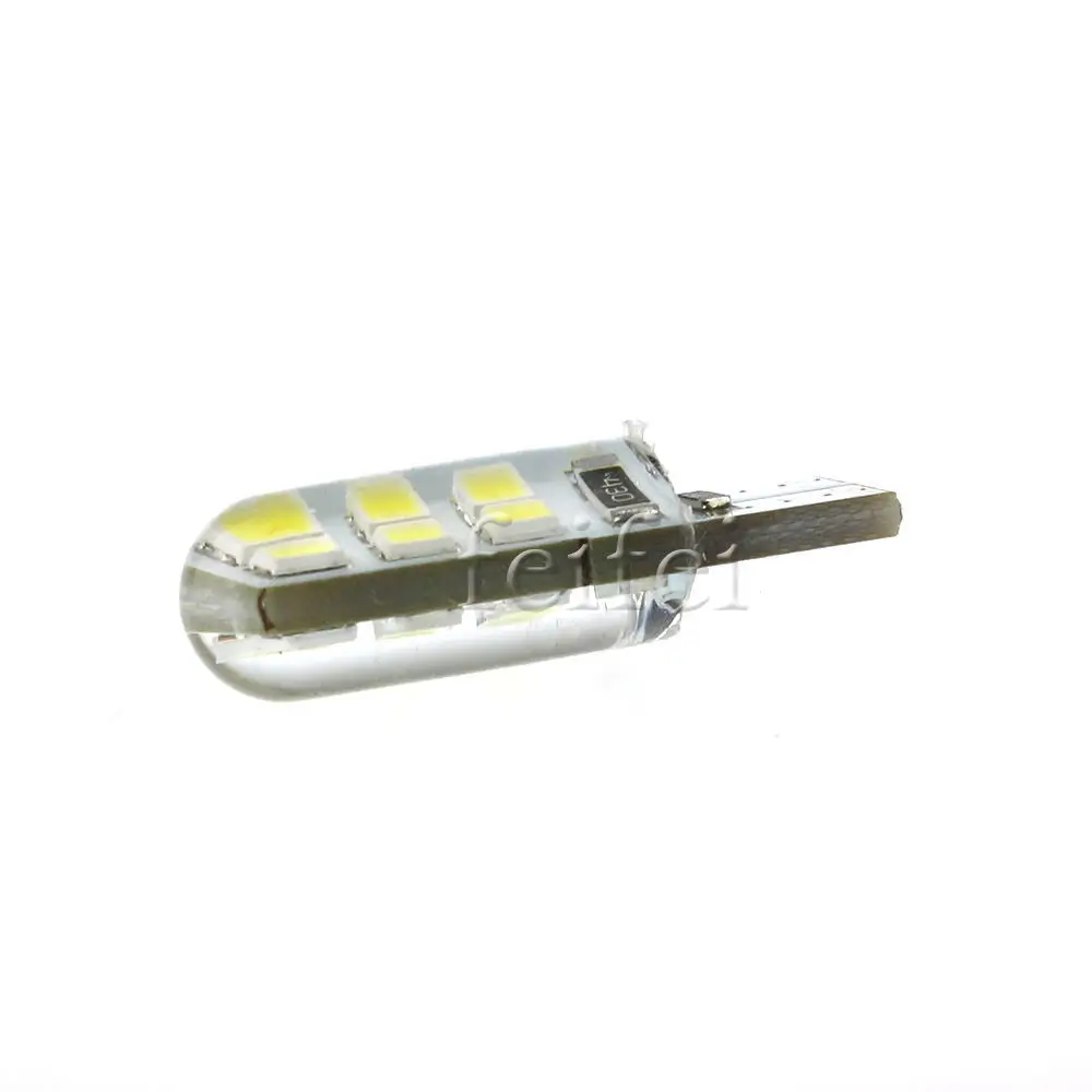2017 10X T10 194 W5W 2835 SMD 12 LED Car Auto License Lights Bulbs Set|t10 194|t10 w5w10x t10 |