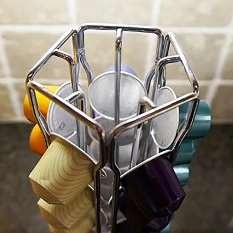 Держатель для кофейных капсул MICCK стойка из нержавеющей стали хранения Nespresso