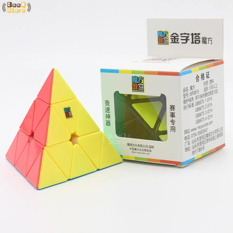 Mofangjiaoshi 3x3x3 MF Пирамида волшебный куб головоломка на скорость Moyupyraminx magico Cubo черный Stickerless образовательный мозговой Тизер Игрушка