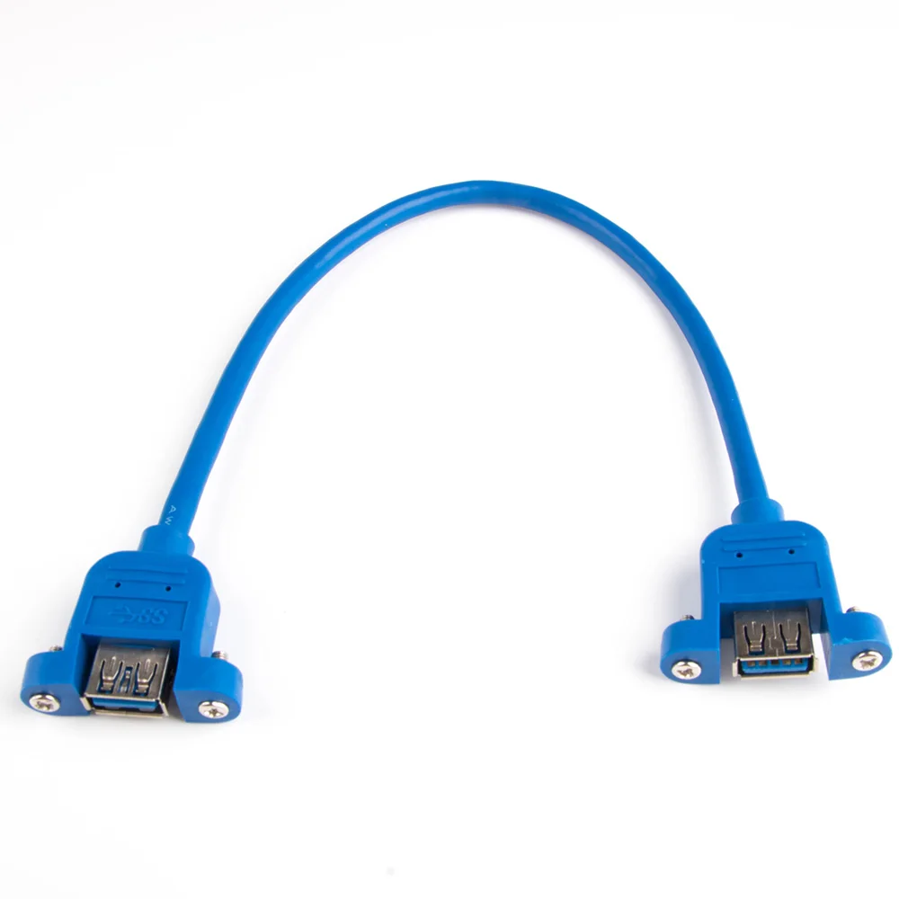 Кабель удлинитель USB 3 0 Мама мама с гайками M3|Компьютерные кабели и разъемы| |