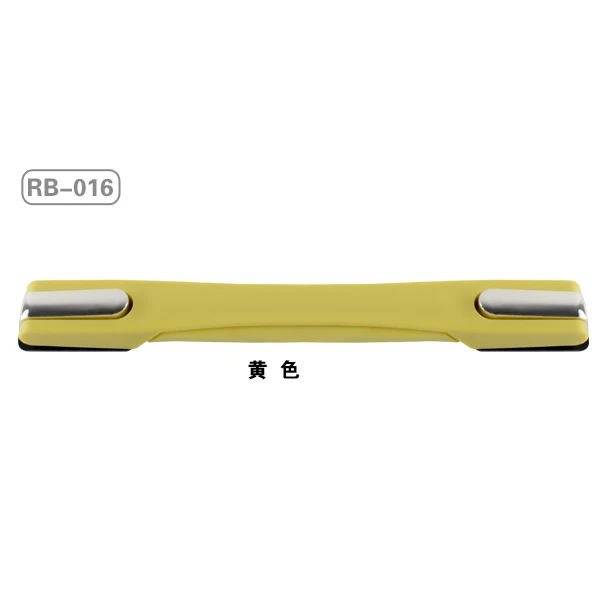yellow RB-016 сменный чемодан, ручка для багажа, запасная фиксация, держатели, тяга, ремень для переноски, аксессуары для тележки, универсальная телескопическая ручка - Цвет: yellow