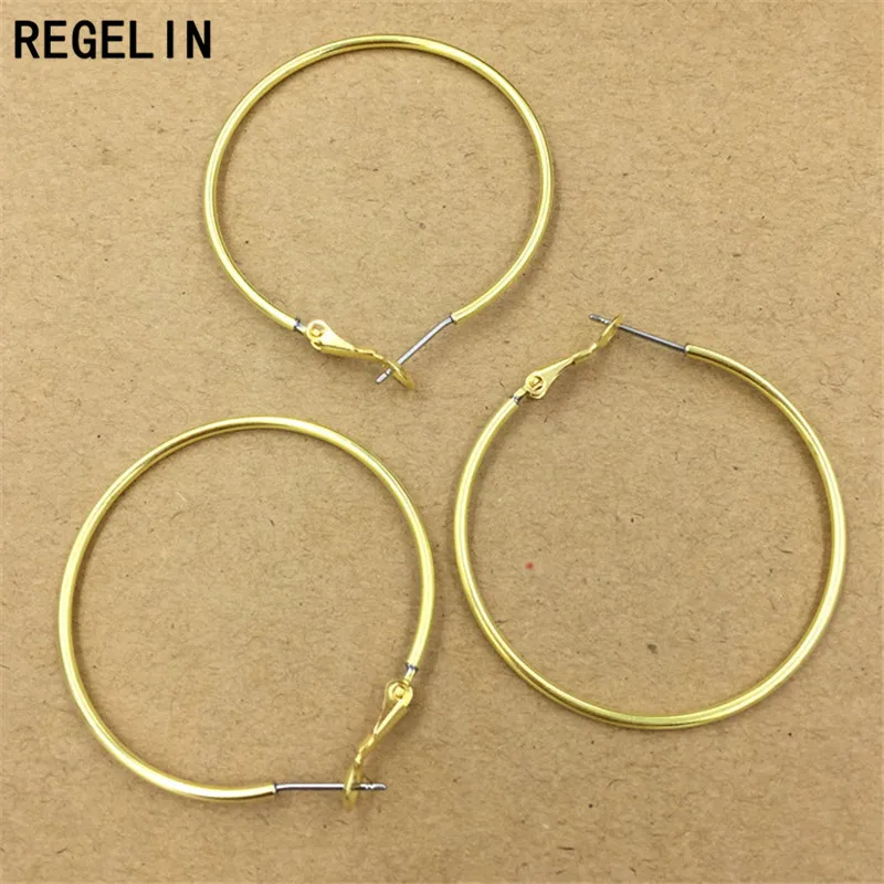 REGELIN 10 шт./лот серьги-кольца Cilcles для женщин Идеальный полированный круг серьги Модные ювелирные изделия