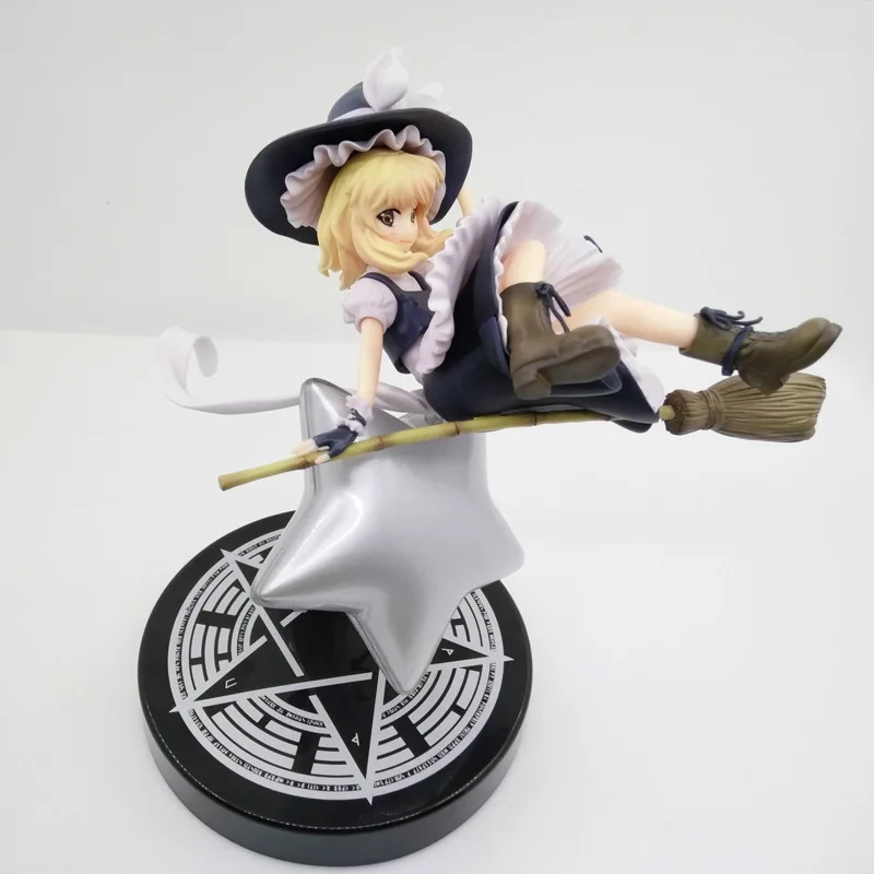Экшн фигурка Аниме TouHou Project 23 см Kirisame Marisa Rev. TOKIAME 1/7 нарисованная модель из ПВХ