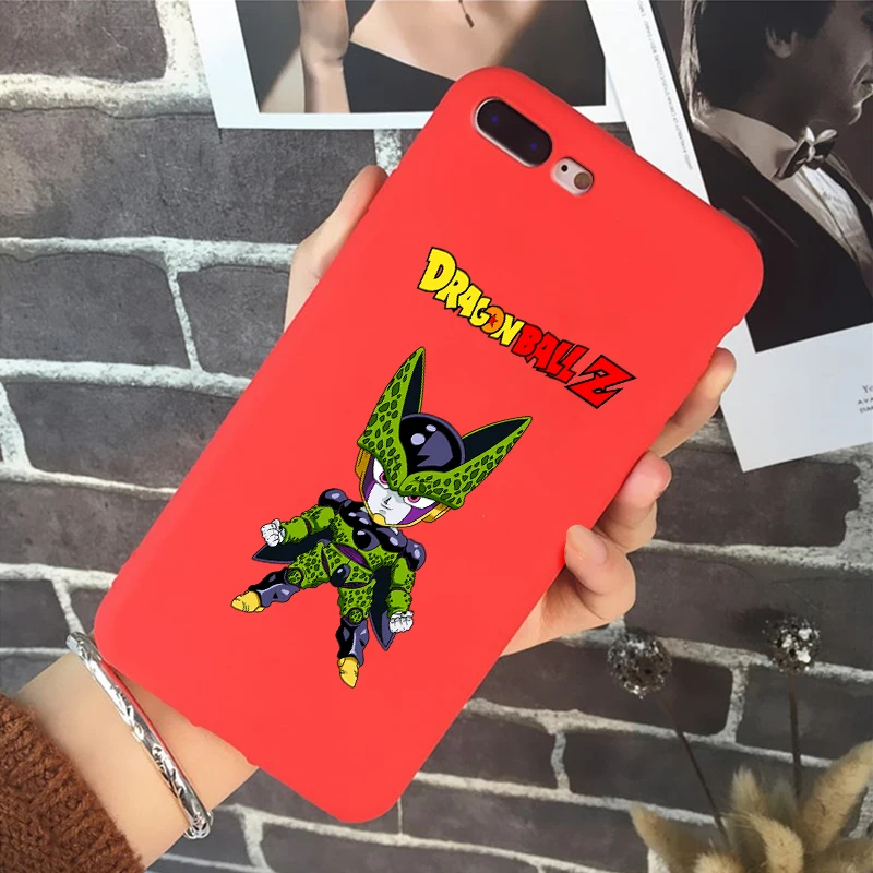 R-5684 Dbz Dragon Ball Z Супер Гоку мягкий силиконовый карамельный цвет чехол для телефона для iPhone 11 pro X XR XS MAX 6 7 8 plus 6s TPU - Цвет: R-5684