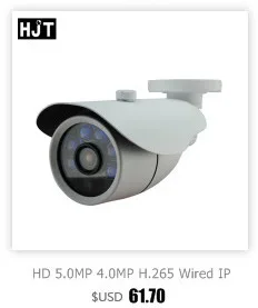 Hjt HD 720 P Micro SD карты Беспроводной Wi-Fi IP Камера ИК Ночное Видение видеонаблюдения открытый сети P2P ONVIF удаленного вид H.264
