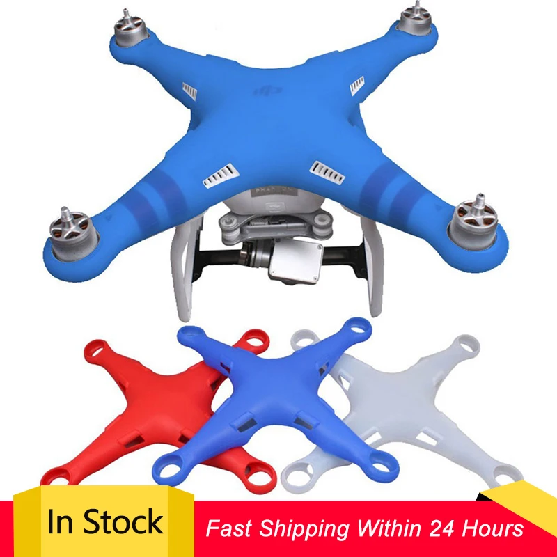 Защитный чехол для корпуса DJI Phantom 3 силиконовый устойчивый к царапинам