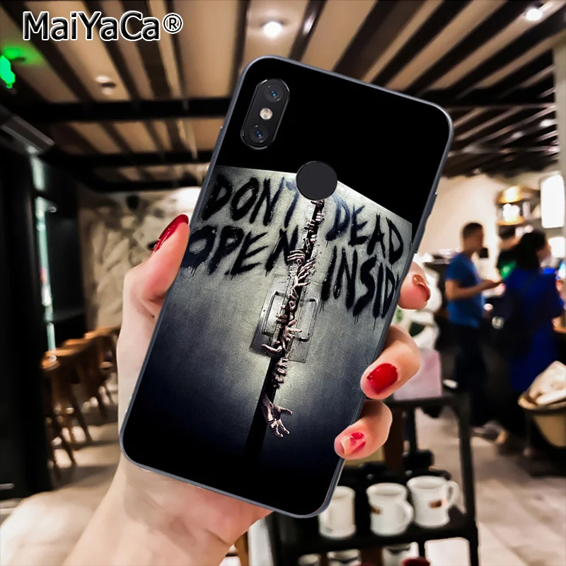 MaiYaCa с изображениями из сериала «Ходячие мертвецы» Новинка чехол для телефона Fundas крышка для Xiaomi Redmi8 4X 6A S2 7A 6A Redmi 5 5Plus Note5 7 Note8Pro