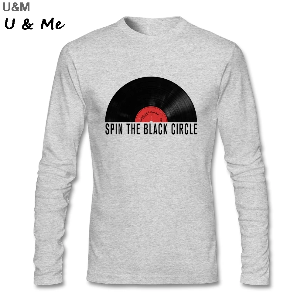HU & GH Spin The Black Circle футболки мужские каваи Индивидуальные топы запись Футболка