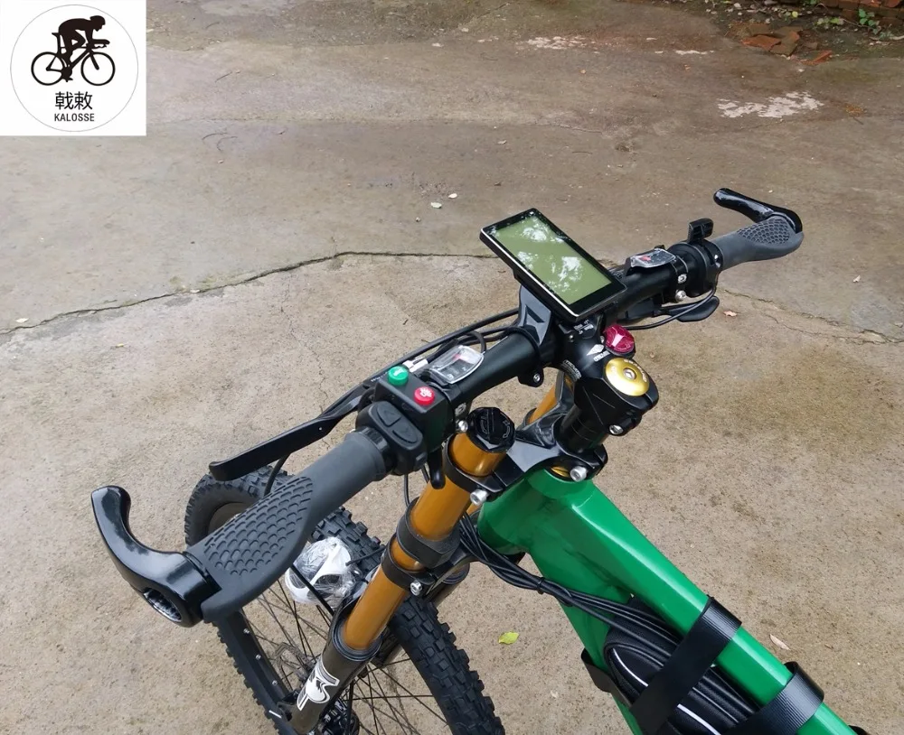Электрический горный велосипед Kalosse с полной подвеской 48 В 1000 Вт DH bike M390 27