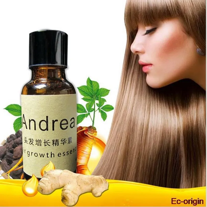 

Huile Essentielle Essential Oils Andrea Hair Growth Essence Loss Liquid 20ml Dense Fast Sunburst Grow Restoration Pilatory
