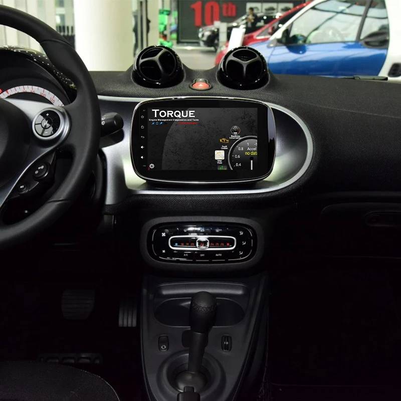 9 &quotAndroid 8 0 автомобильный проигрыватель с радио и GPS для BENZ Smart Fortwo W453 2014 2018 4 + 32 ГБ DAB
