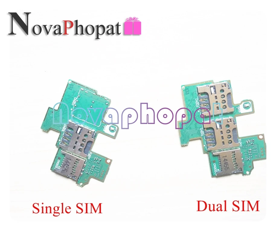 Novaphopat для Sony Xperia M C2004 C2005 / C1904 C1905 лоток SIM карты и держатель SD памяти гибкий кабель