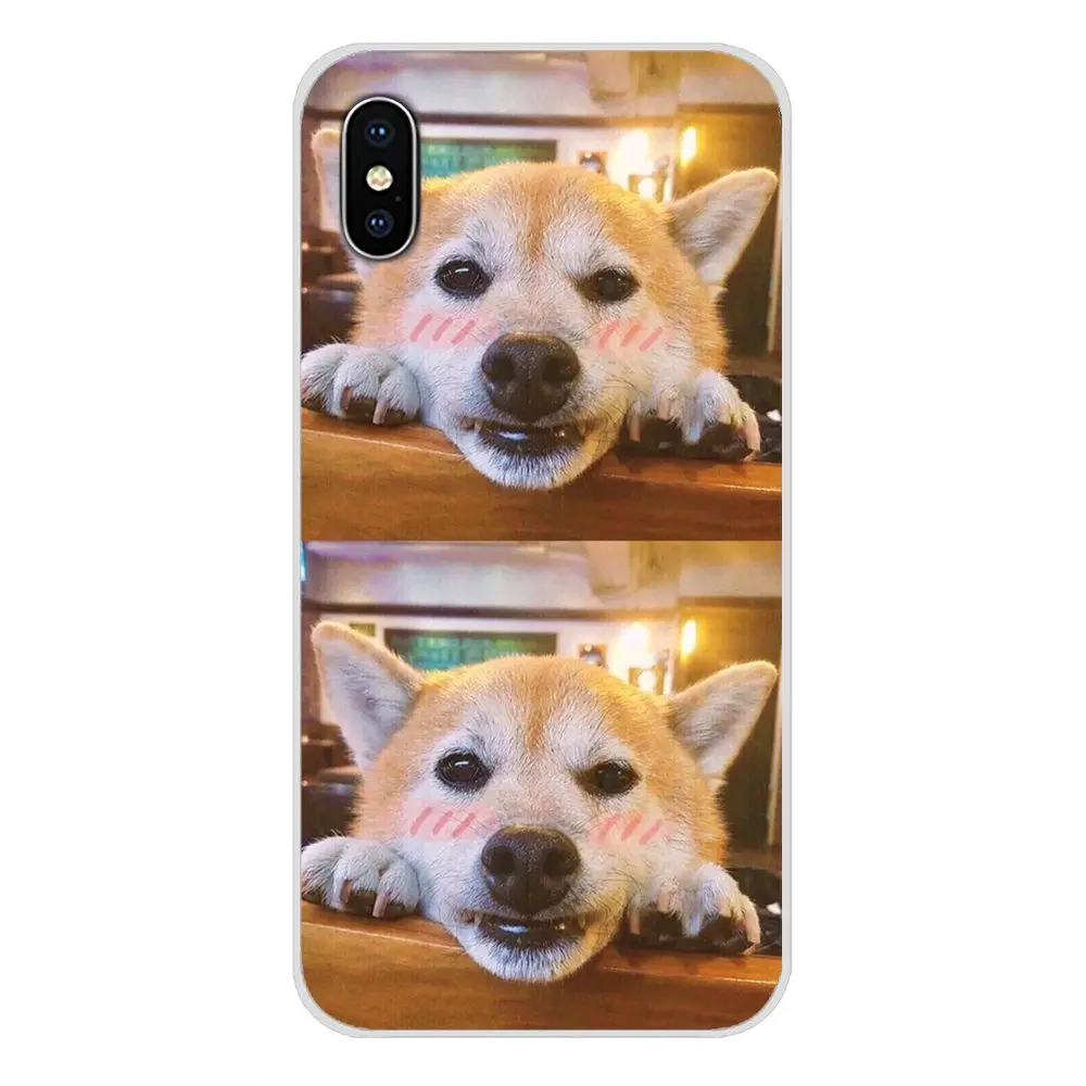 Аксессуары для одежды с изображением милой собаки чехлы телефонов Apple iPhone X XR XS MAX 4