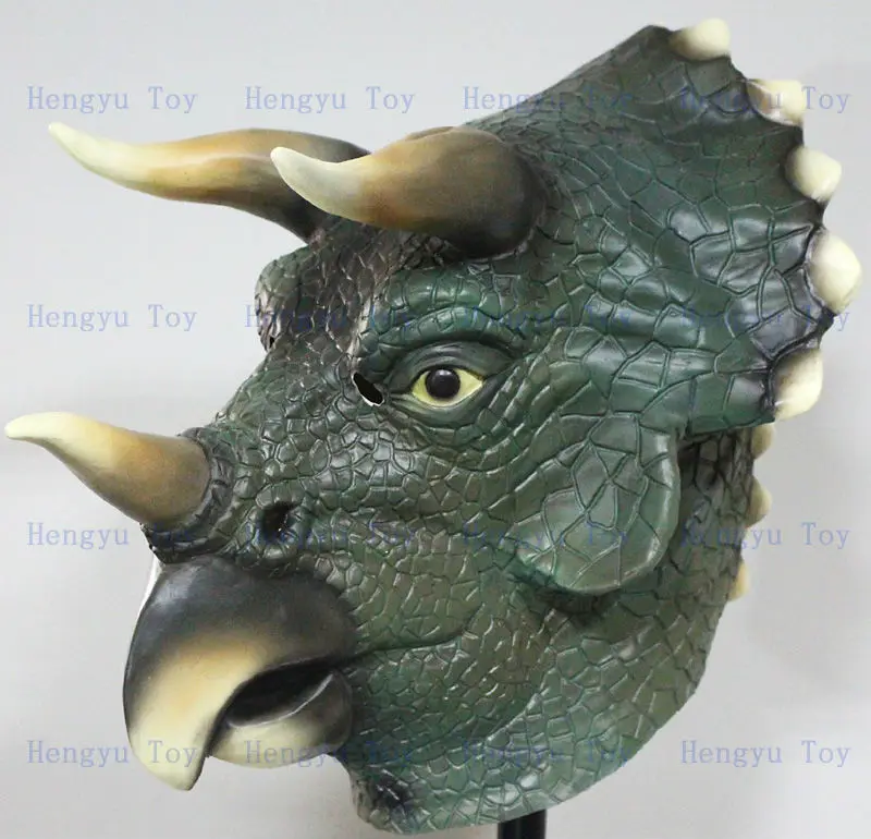 Маска динозавра из латекса Экологически чистая для взрослых | Дом и сад