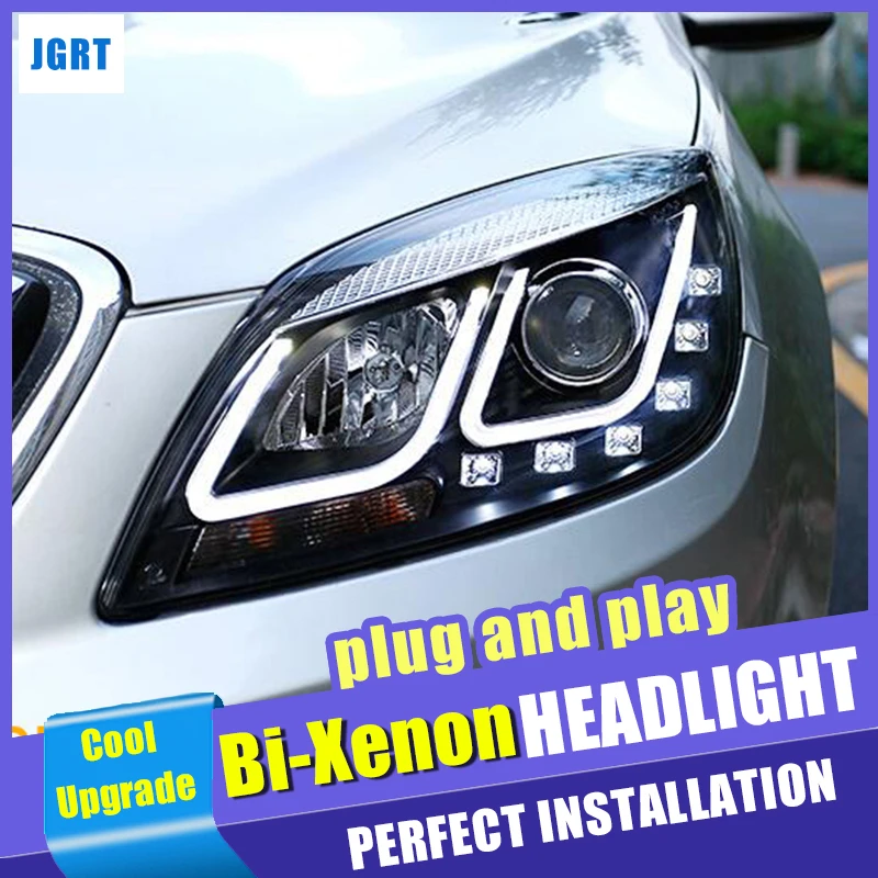Автостайлинг для Buick Verano комплект фар 12 17 светодиодный ные ДХО фары Hid