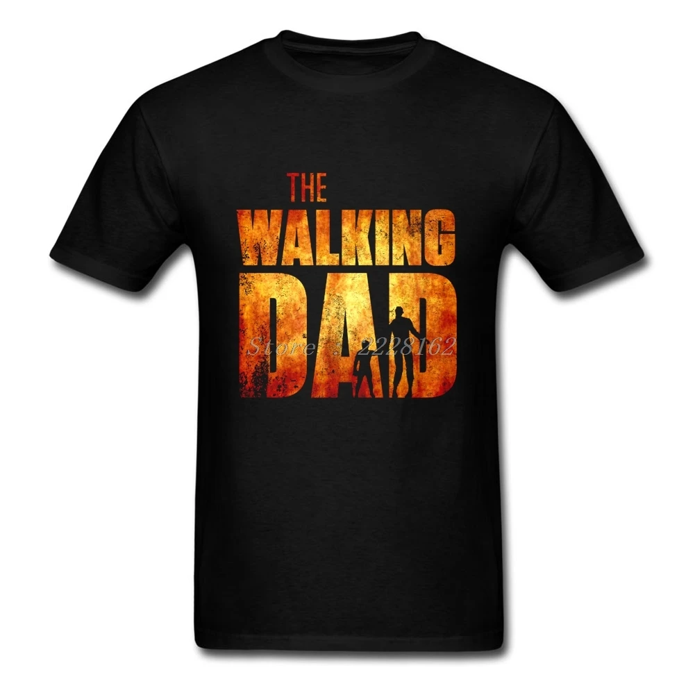 Father's Day зомби 80 s футболки Для Мужчин heather негабаритных Blusa чайник Walking папа