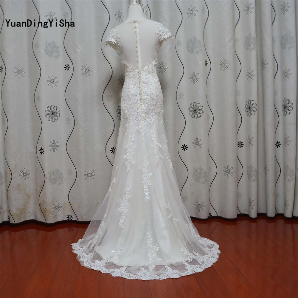 Настоящая фотография Изготовление размеров под заказ Кружево Русалка суд Поезд