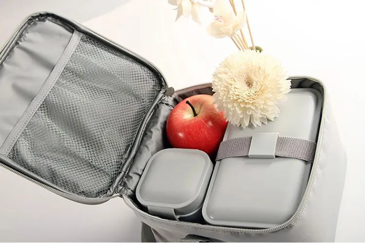 1 компл./3 шт. Коробки для обедов микроволновая печь съедобные ПП два слоя Bento Box