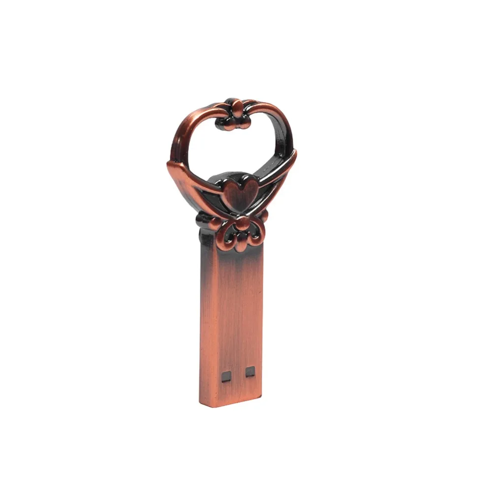 Металлический USB флеш накопитель LEIZHAN 64 ГБ 32 16 8 4 Гб карта памяти для ноутбука
