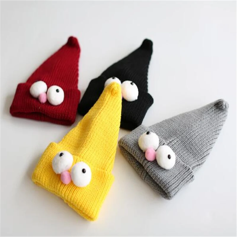 7 цветов Осень-зима шерсть вязаные очень мягкие детские шапки высокоэластичная