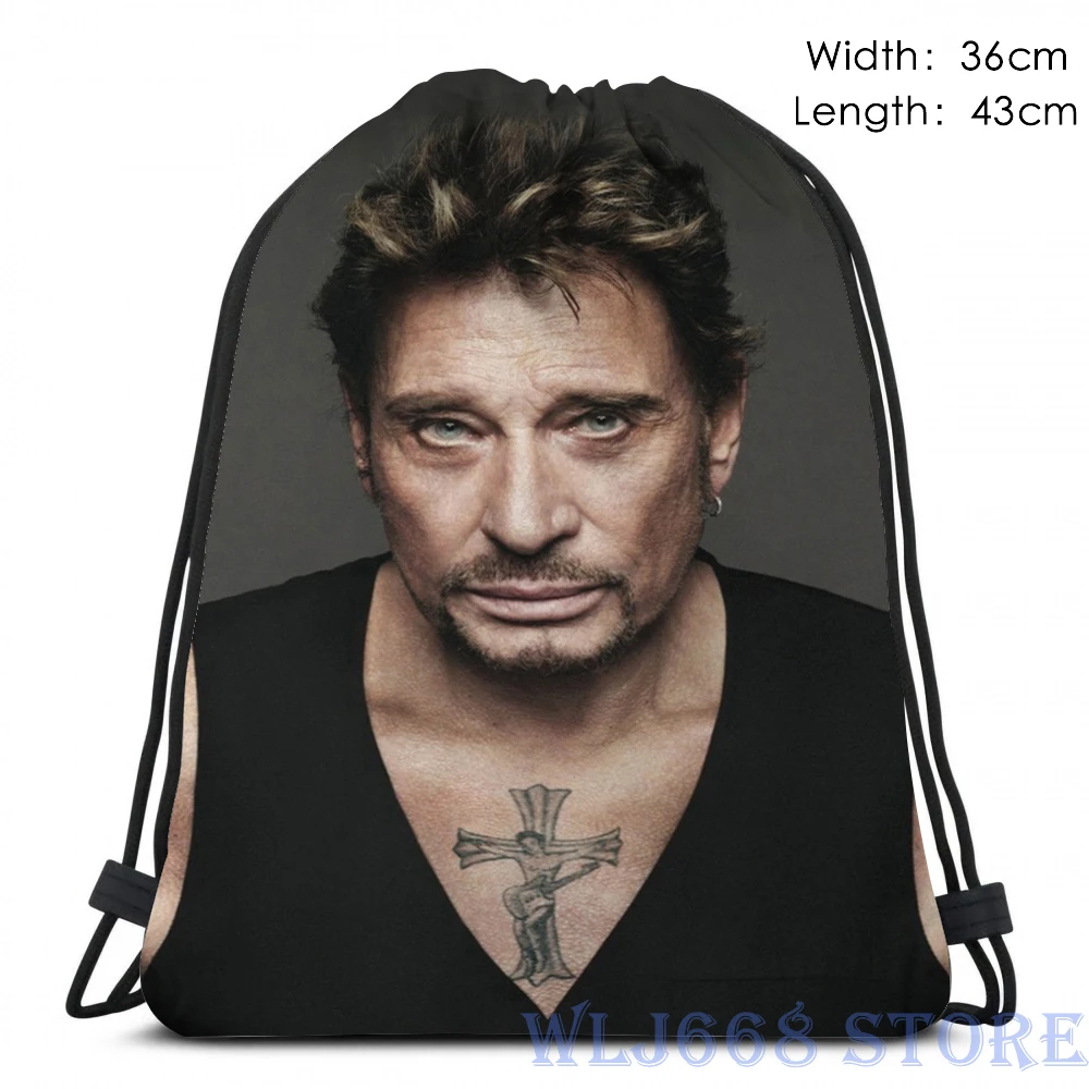 One Size Забавные графические сумки с принтом через плечо для женщин Johnny hallyday(2) рюкзак на одно плечо для путешествий для мужчин спортивная сумка - Цвет: One Size