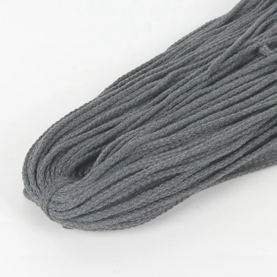 Gray 5 мм витая веревка хлопок шнур тканый нить для DIY ручной работы Сумка Обувь Аксессуары Ремесло текстильная Настенная Декорация голова оленя - Цвет: Gray