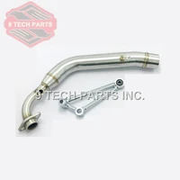 motorcycle exhaust middle pipe muffler link pipe middle section adapter pipe for yamaha bws 125 150 zuma125 yw125 cygnus x smax