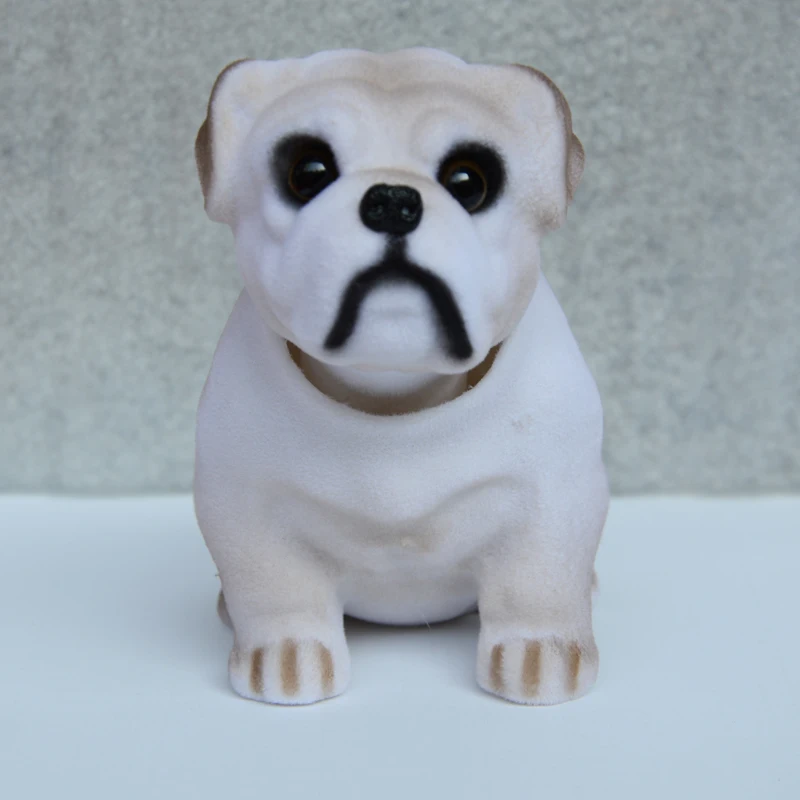 Кукла для милой собаки кивающая собака качающаяся голова украшения автомобиля