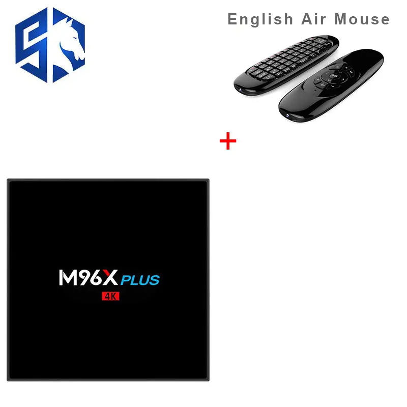 Новый S912 M96X плюс Смарт ТВ коробка C2 Air Мышь 2 ГБ 16 Adroid 7 1 Media Player 4 г /5 Wi-Fi 1000 Мбит BT4.0 3D