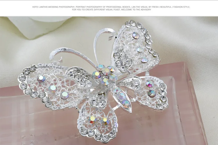 Новинка 2018 популярная брошь в виде букета ювелирные изделия свадебная бабочки