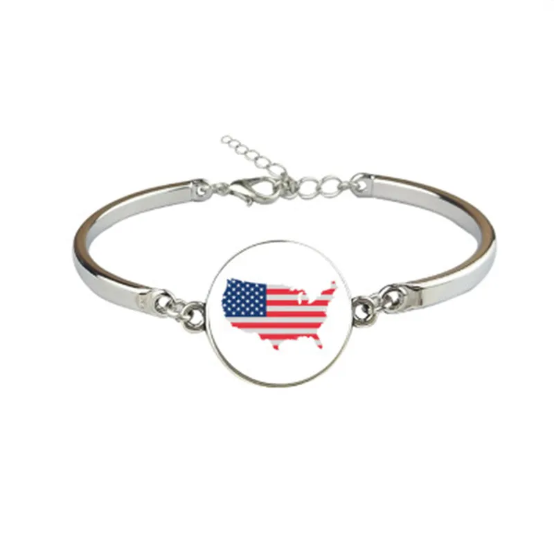Лидер продаж 2019 новый браслет с флагом Мавритании Монголии Бангладеш США Женские
