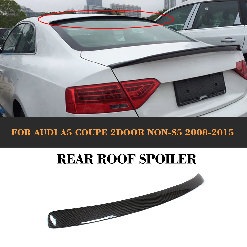 Отделение из углеродного волокна для Audi A5 2 Door 2008 2009 2010 2011 2012 2013 PU Неокрашенный