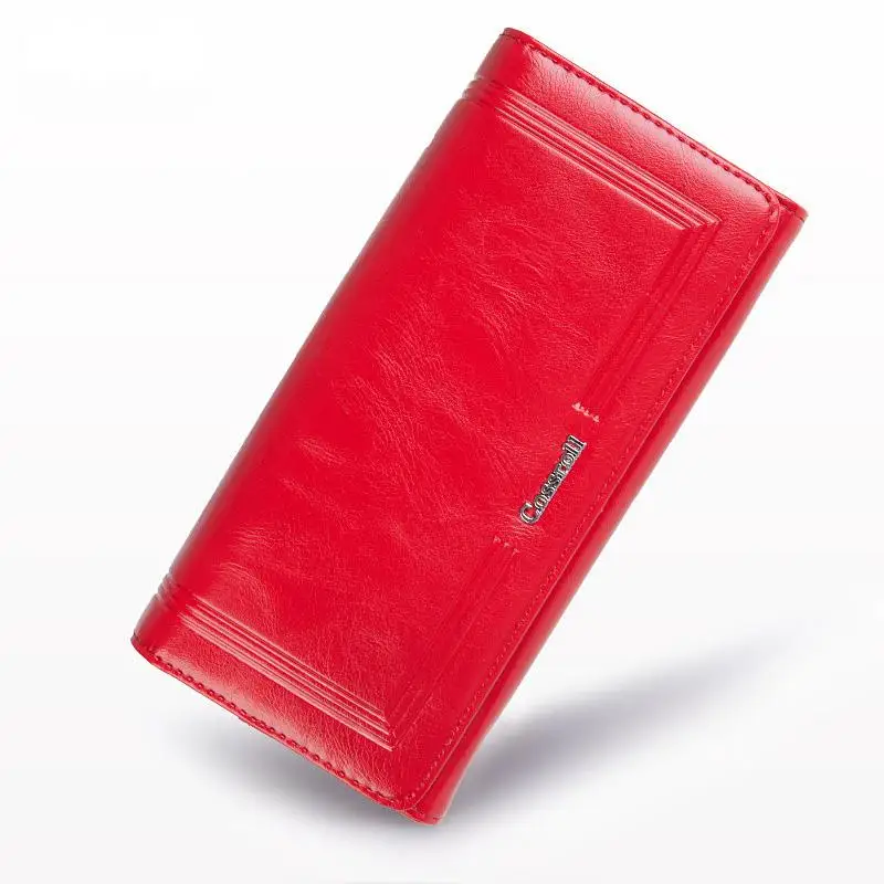 Бесплатная доставка Горячий красный клатч HASP дизайнер кошелек Для женщин